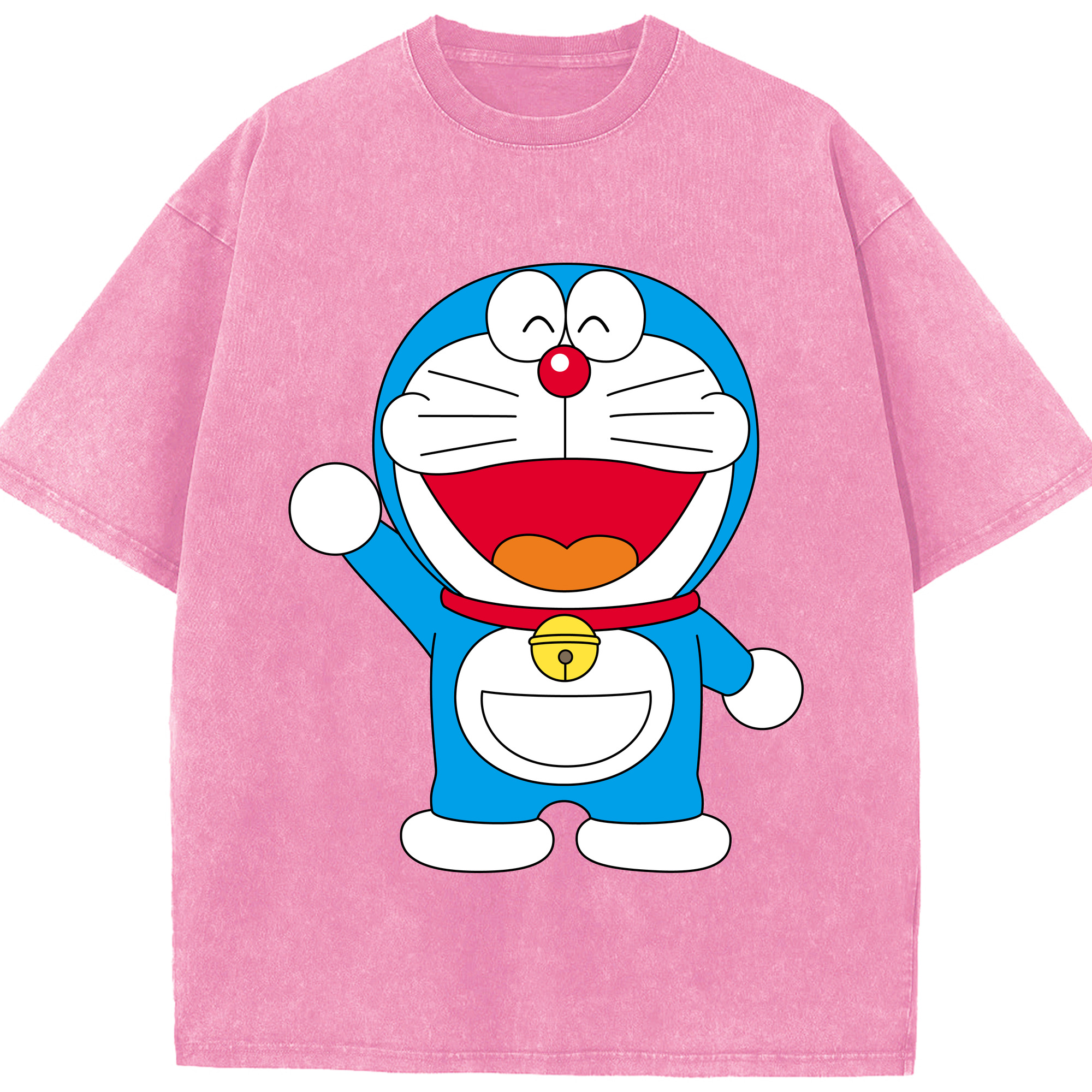 （画像用） ドラえもん Doraemon 綿100% ヴィンテージ風 半袖Tシャツ（フロントプリント）